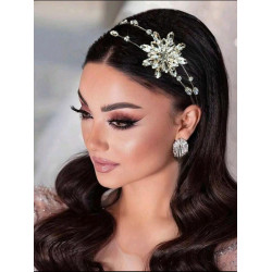 Luxury Crystal Flower Headband