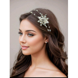 Luxury Crystal Flower Headband