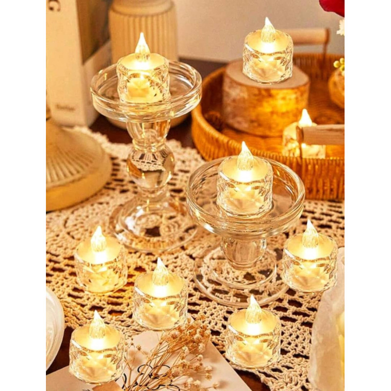 Crystal Diamond Shaped Candle