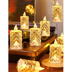 Crystal Diamond Shaped Candle