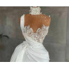 Pearls Mermaid Wedding Dress